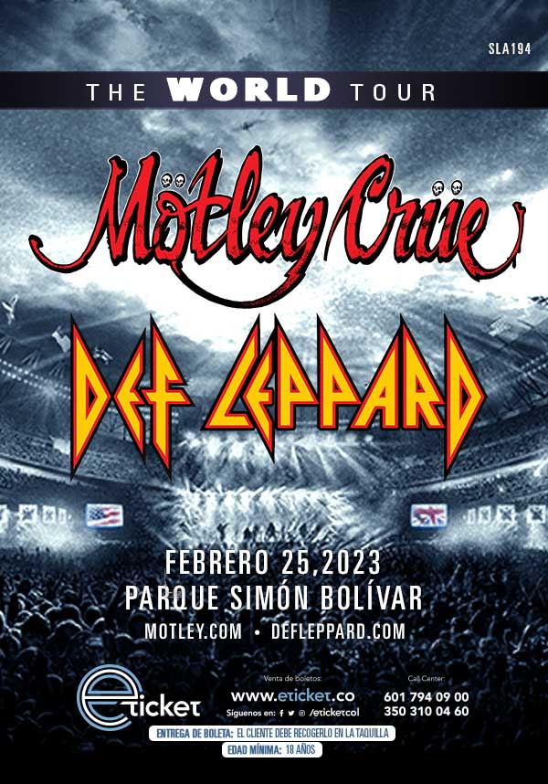 Def Leppard y M[otley Crue en Bogotá